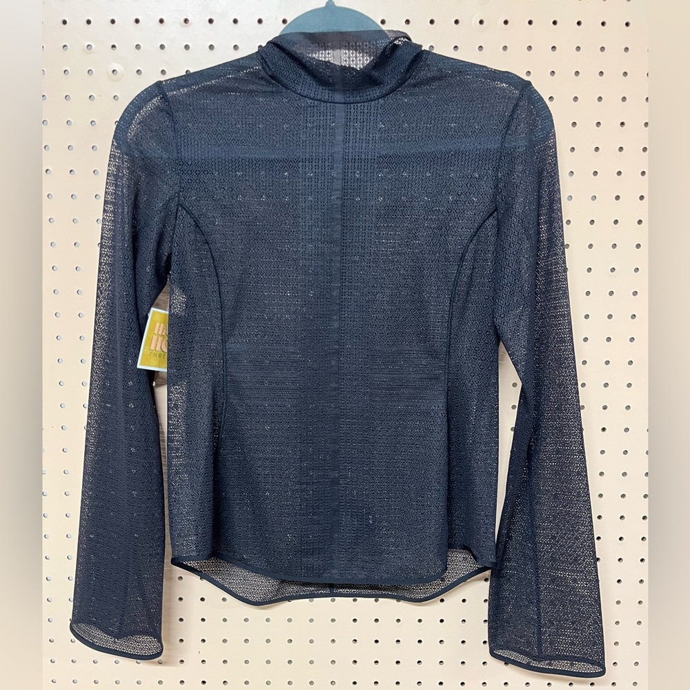 Uniqlo Black Sheer Women's Blouse